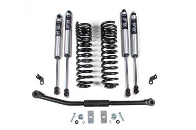 BDS 2.5 Inch Lift Kit w/Fox Shocks and 5" Rear Block Kit for Ford F250/F350 Super Duty (11-16) 4WD Diesel (1925FS)