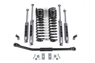 BDS 2.5 Inch Lift Kit w/NX2 Shocks and No Rear Block for Ford F250/F350 Super Duty (11-16) 4WD Diesel (1927H)