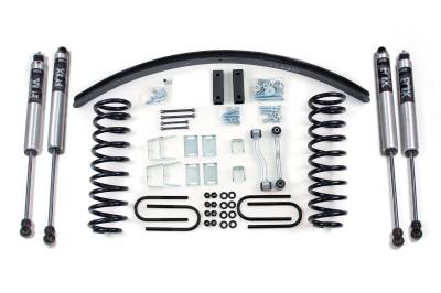BDS 3 Inch Lift Kit w/NX2 Shocks for Jeep Comanche MJ w/Chrysler 8.25 Rear Axle (86-91) (440H)