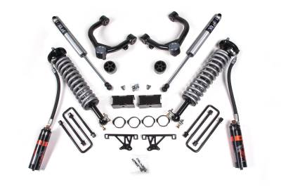 BDS 3.5 Inch Lift Kit FOX Performance Elite Coil-Over for Chevy Silverado or GMC Sierra 1500 (19-24) 4WD (755FDSC)