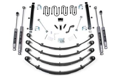 BDS 3.5 Inch Lift Kit w/Light Duty Rear Leaf Springs for Jeep Wrangler YJ (87-95) (409H)