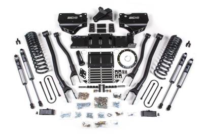 BDS 4 Inch Lift Kit w/ 4-Link and Fox Shocks for Ram 3500 w/8 Bolt Indexing Ring (19-23) 4WD Diesel (1672FS)