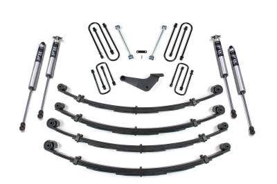 BDS 4 Inch Lift Kit w/Fox Shocks and Leaf Springs for Ford Excursion (00-05) 4WD (301FS)
