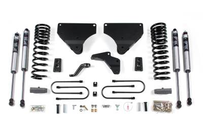 BDS 4 Inch Lift Kit w/NX2 Shocks and 2" Rear Block Kit for Ram 3500 (13-18) 4WD Diesel (1778H)