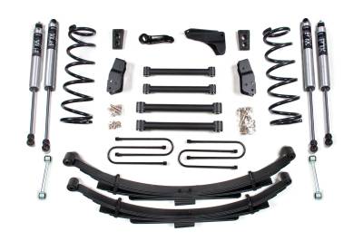 BDS 4 Inch Lift Kit w/NX2 Shocks and Leaf Springs for Dodge Ram 2500 Power Wagon (09-13) 4WD Gas (1770H)