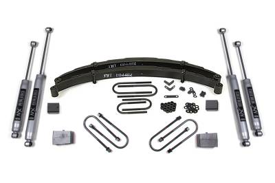 BDS 4 Inch Lift Kit w/NX2 Shocks and Leaf Springs for Jeep Cherokee SJ, Wagoneer, Grand Wagoneer, or J10/J20 (74-89) (404H)