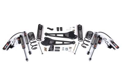BDS 4 Inch Lift Kit w/Radius Arm and Fox Shocks for Ram 2500 (14-18) 4WD Diesel (1762FS)