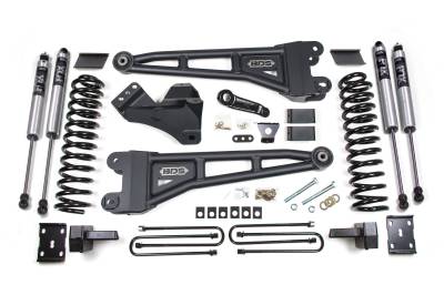 BDS 4 Inch Lift Kit w/Radius Arm, NX2 Shocks and 4" Rear Block for Ford F250/F350 Super Duty (11-16) 4WD Diesel (1596H)