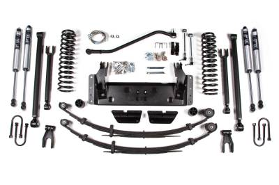 BDS 4.5 Inch Lift Kit Long Arm w/NX2 Shocks for Jeep Cherokee XJ w/Chrysler 8.25 Rear Axle (84-01) (1427H)