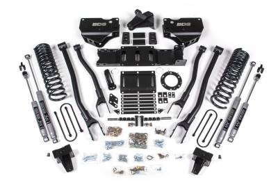 BDS 6 Inch Lift Kit w/ 4-Link for Ram 3500 w/6 Bolt Indexing Ring and w/Overloads (19-24) 4WD Diesel (1690FPE)