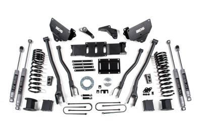 BDS 6 Inch Lift Kit w/Fox Shocks 4-Link for Ram 3500 w/6 Bolt Indexing Ring and Rear Air Ride (13-18) 4WD Diesel (1648FS)