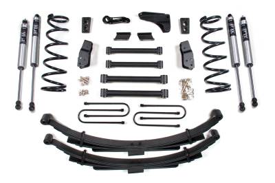 BDS 6 Inch Lift Kit w/Fox Shocks and Block for Dodge Ram 2500 w/3.5" Axle (09-13) 4WD Gas (612FS)