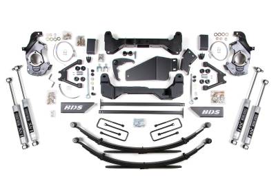 BDS 6 Inch Lift Kit w/NX2 Shocks and Leaf Springs for Chevy/GMC 1500/2500 6 Lug (88-98) 4WD (194H)