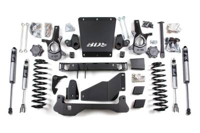 BDS 6 Inch Lift Kit w/NX2 Shocks for Chevy/GMC Avalanche, Suburban, Tahoe, or Yukon 1500 (00-06) 4WD (183H)