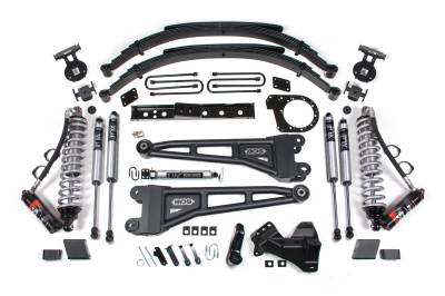 BDS 7 Inch Lift Kit w/Radius Arm FOX 2.5 Performance Elite Coil-Over Conversion w/Leaf Springs for Ford F250/F350 Super Duty (20-22) 4WD Diesel (1562FPE)