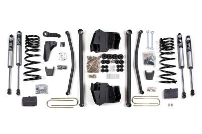 BDS 8 Inch Lift Kit Long Arm w/Fox Shocks and Leaf Springs for Dodge Ram 2500/3500 w4" Rear Axle and Manual Transmission (03-07) 4WD Diesel (1743FS)