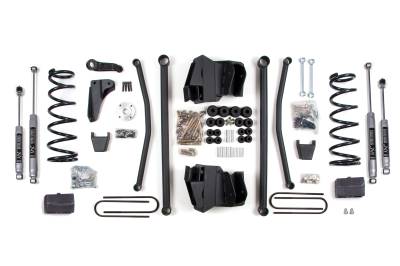 BDS 8 Inch Lift Kit Long Arm w/Fox Shocks and Rear Block Kit for Dodge Ram 2500/3500 w/4" Rear Axle and Manual Transmission (03-07) 4WD Diesel (1741FS)
