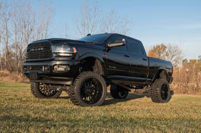 BDS 8 Inch Lift Kit w/ 4-Link and Fox Shocks for Ram 3500 w/6 Bolt Indexing Ring w/Overloads (19-24) 4WD Diesel (1729FS)