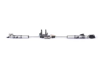 BDS Dual Steering Stabilizer Kit w/FOX 2.0 Performance Shocks T-Style Steering for Dodge Ram 2500 (08-13) and 3500 (08-12) 4WD (2014DF)