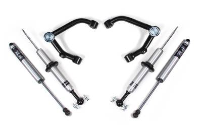 BDS 2 Inch Leveling Kit FOX 2.0 Snap Ring Strut for Chevy Silverado or GMC Sierra 1500 w/Aluminum or Stamped Steel Control Arms (14-18) 4WD (758FSR)