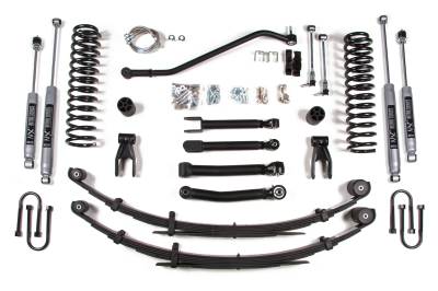 BDS 4.5 Inch Lift Kit w/NX2 Shocks for Jeep Cherokee XJ w/Dana 35 Rear Axle (84-01) (435H)