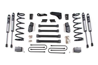 BDS 6 Inch Lift Kit w/Fox Shocks and 4" Rear Block Kit for Dodge Ram 2500/3500 w/4" Axle (03-07) 4WD Diesel (265FS)
