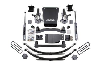 BDS 4.5 Inch Lift Kit Chevy Silverado or GMC Sierra 1500 (07-13) 4WD (799FS)